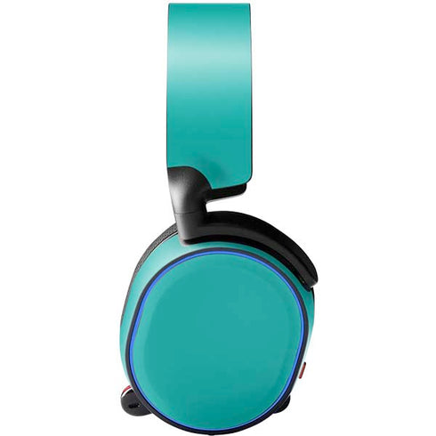 Aqua Blue Blue Solid SteelSeries Arctis 3 Skin